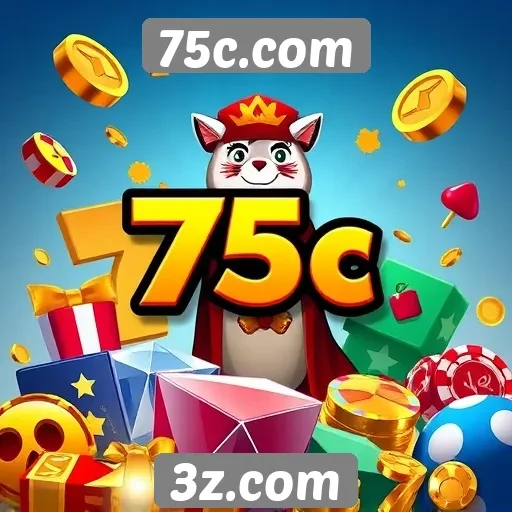 Exploração das opções de jogos em 75c.com